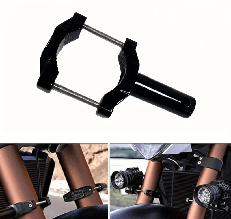 Motorsykkel Gaffelben Lys adapter brakett tube klemme ekstalys