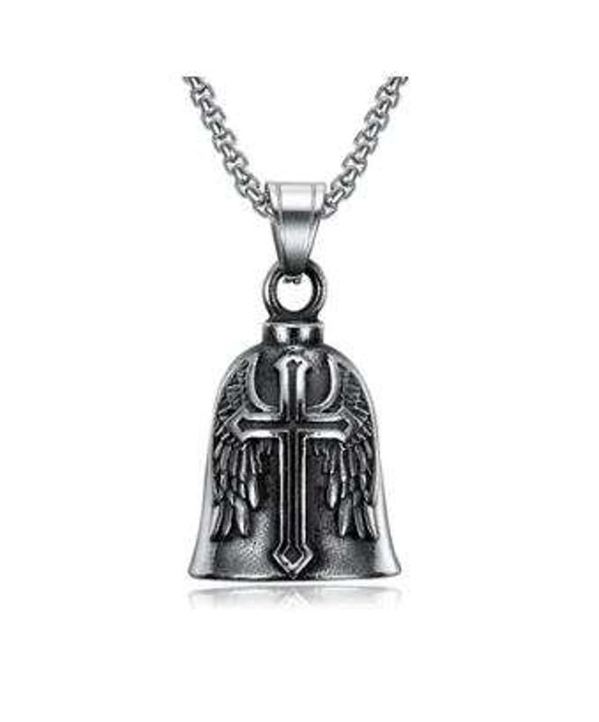 Guardian Bell Holy Cross svart kors gremlin bell