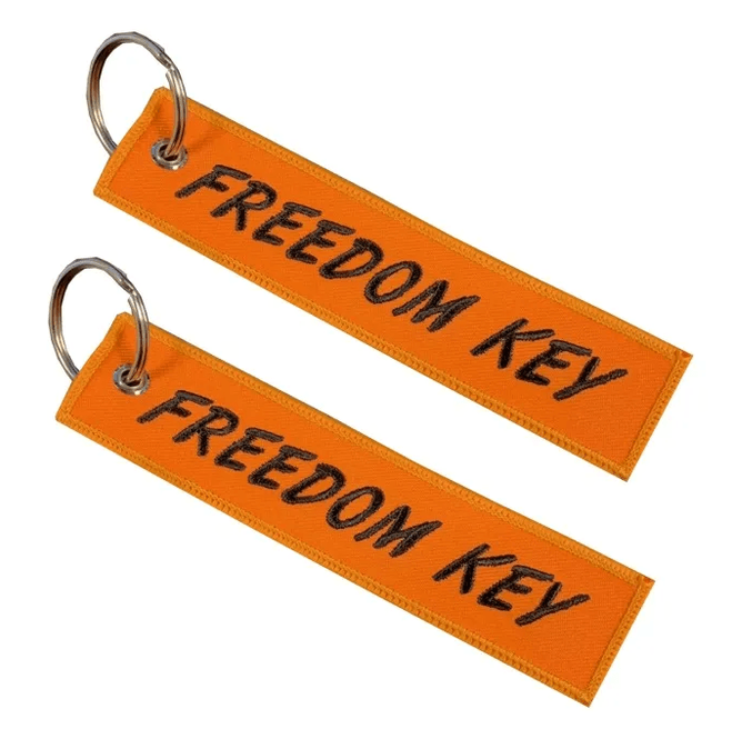 Hovedbilde Nøkkelring Freedom Key Oransje/svart