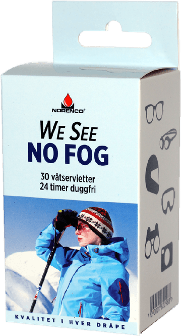 Hovedbilde We See NoFog Våtservietter - 30 stk Antidugg 24timer