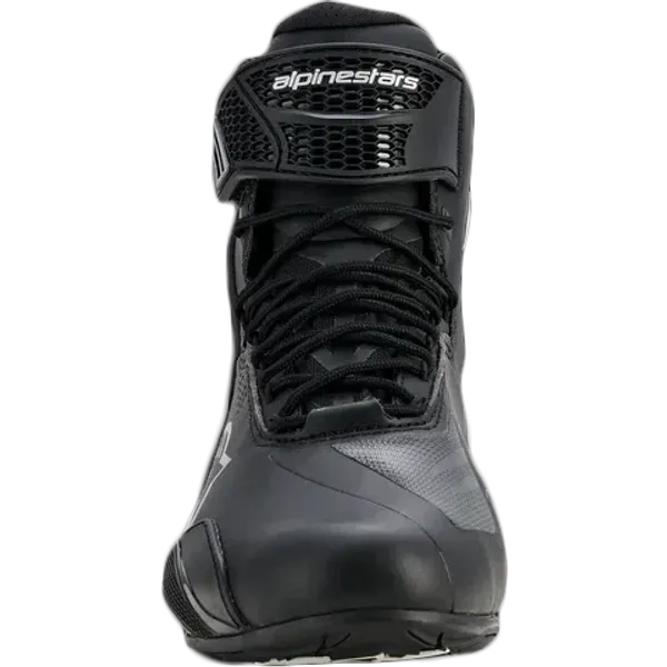 Alpinestars MC-Sko Faster 4 Svart/Hvit Drystar membran