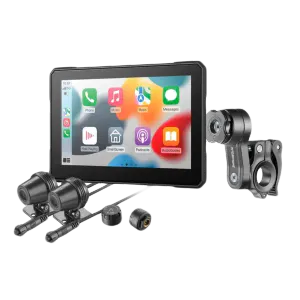 Hovedbilde Interphone Sync70 - 2stk Kamera, dekktrykk, GPS og CarPlay  GPS, ...