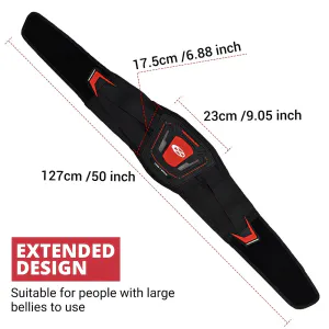 Hovedbilde Nyrebelte med kraftige borrel&aring;ser, one size