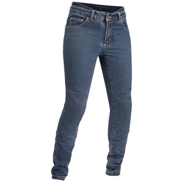 Halvarssons Kevlar Jeans Dame Nyberg Blue/Bl&aring; AAA, level2 med glidel&aring;s, Lengde: 32