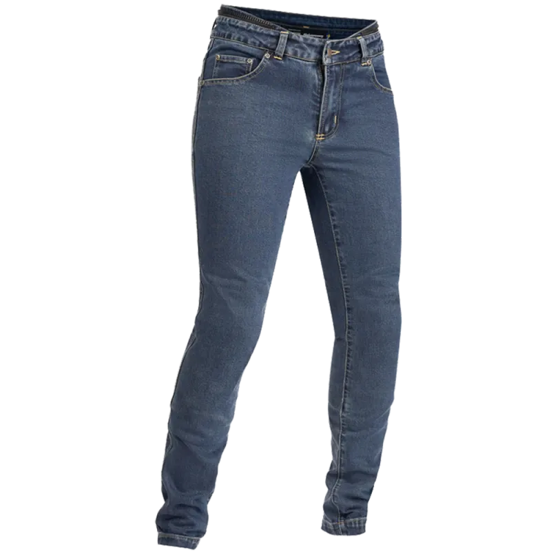 Halvarssons Kevlar Jeans Dame Nyberg Blue/Blå AAA, level2 med glidelås, Lengde: 32