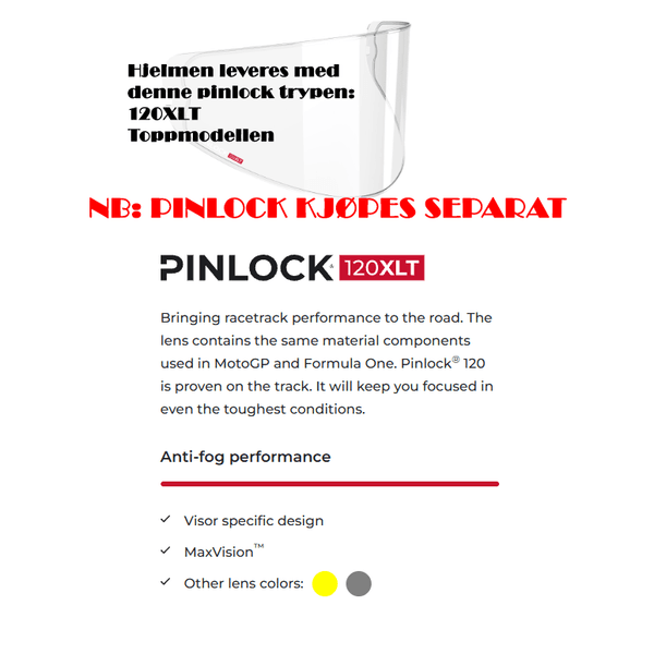 LS2 Visir FF807 Dragon/ FF817 Challenger II - M&oslash;rk sotet / Dark tint