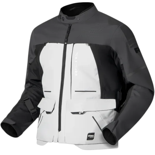 Richa Infinity 3 Adventure Jakke Gr&aring;, AA-sklibeskyttelse og avtakbar membran, god ventilasjon