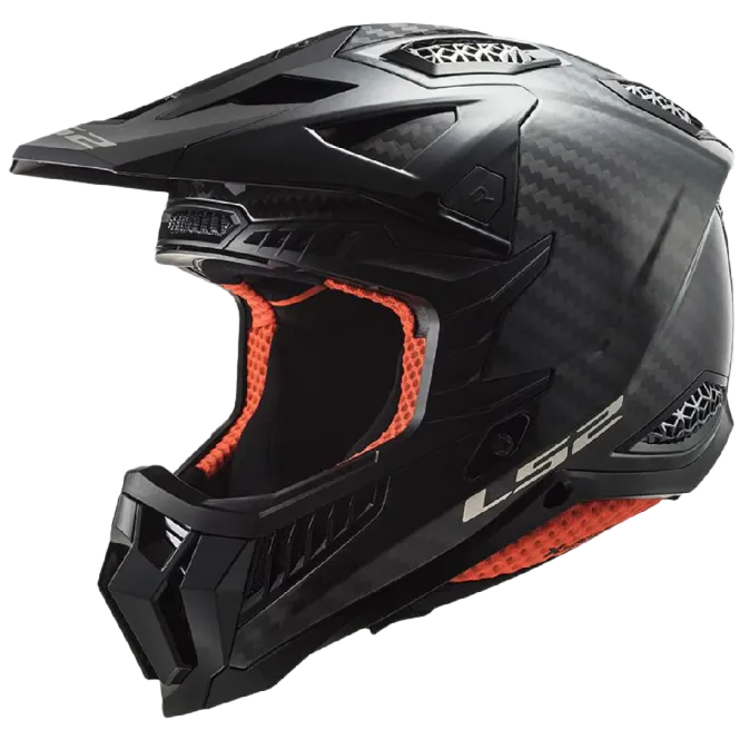 Hovedbilde LS2 MX703 MX-hjelm X-FORCE Phantom Carbon Blank/Gloss Carbon MX ...