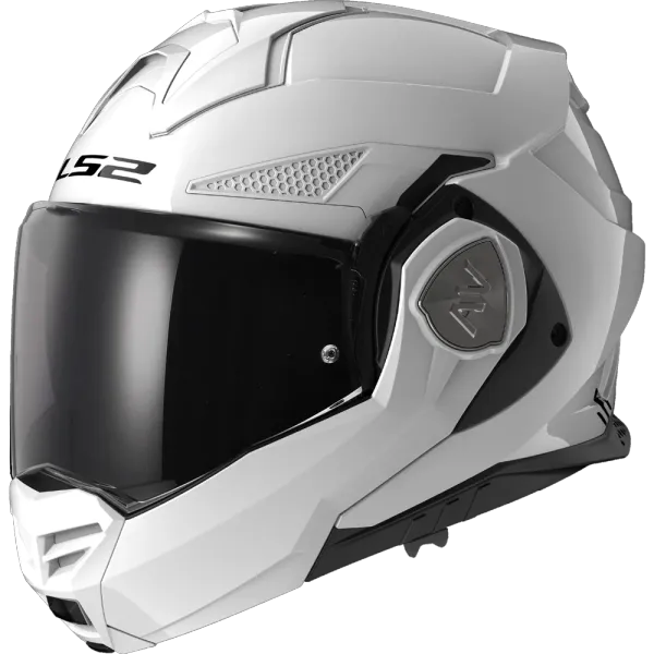 LS2 &Aring;pningshjelm FF901 Advant X Solid Hvit/svart &aring;pningshjelm