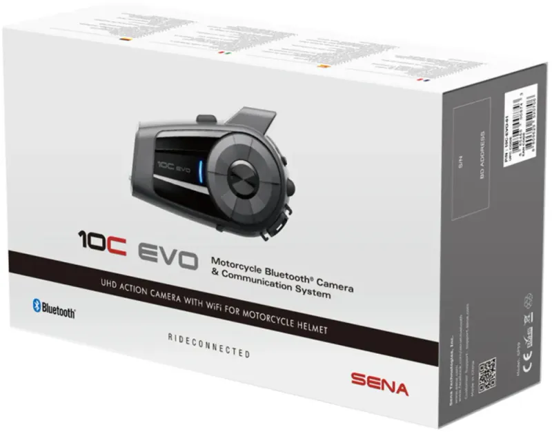 SENA 10C EVO BT / Camera with HD Speakers Singlepack