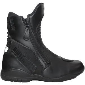 Hovedbilde Bullfighter Bravo MC-St&oslash;vel Svart i skinn med to glidel&aring;ser