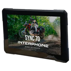 Hovedbilde Interphone Sync70 - 2stk Kamera, dekktrykk, GPS og CarPlay  GPS, ...