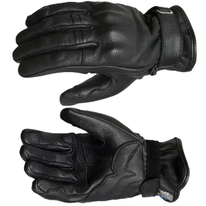 Hovedbilde Halvarssons Hansker Zadar Svart Geit nappa med membran og touch, kun ...