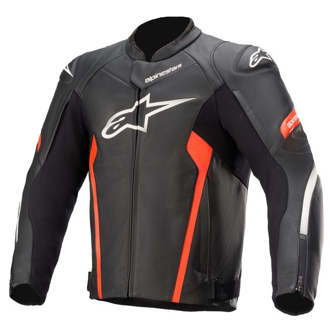Hovedbilde Alpinestars Skinnjakke Faster V2 Svart/Rød
