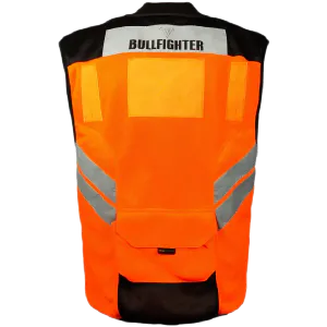 Hovedbilde Bullfighter Oransje MC-Vest m/Borrel&aring;s For Patch L eller Skole ...