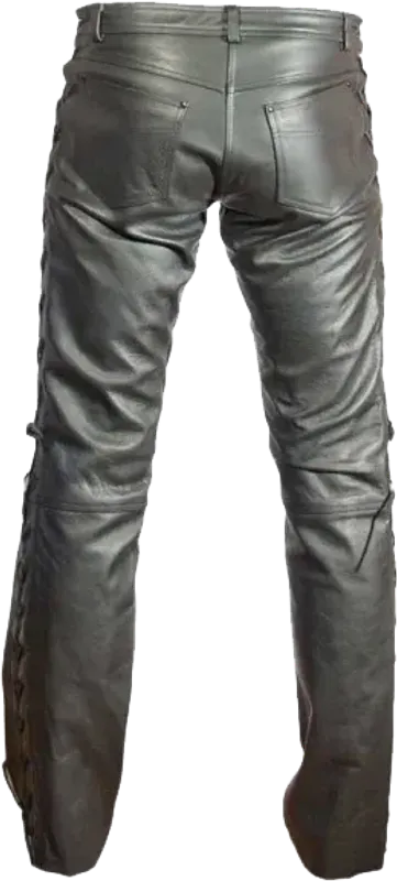 Skinnjeans MC Med Snøring og lommer til polstringer