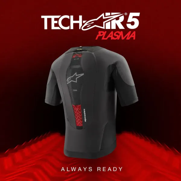 Alpinestars Tech Air 5 Plasma System Airbag vest med utskiftbar patron og 3 moduser